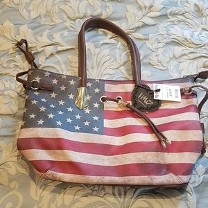 American flag bag